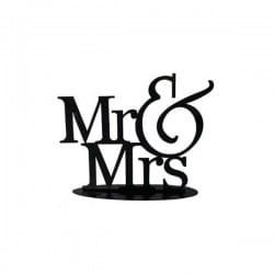 FIGURA DE TARTA NUPCIAL MR&MRS