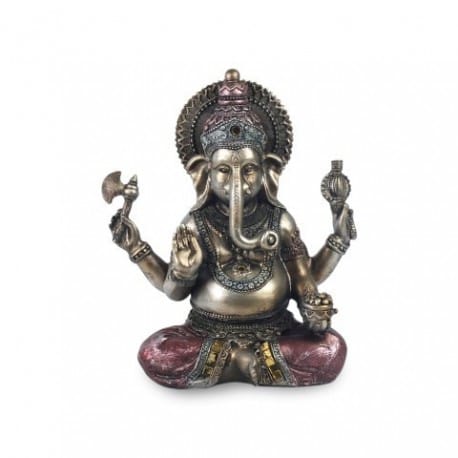 FIGURA RESINA GANESHA 20 CM.