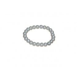 PULSERAS DE PERLAS BLANCAS