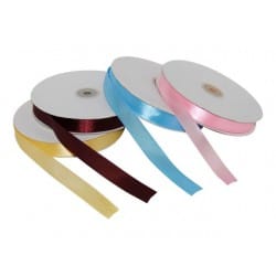 ROLLO DE CINTA DECORATIVA DE RASO ANCHA 100 YARDS.-2,5 CM.