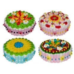 TARTA DECORATIVA DE GOLOSINAS SURTIDAS DISEÑO