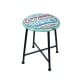 TABURETE RETRO CALIFORNIA 45X34.5X34.5 CM.