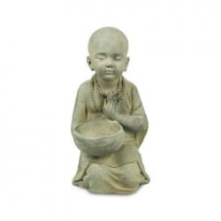 FIGURA BUDA CON POCILLO 34X21X17 CM.