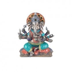 FIGURA GANESHA 18X15X7.5 CM.