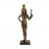 FIGURA HATHOR DIOSA EGIPCIA 28.5X11X6 CM.