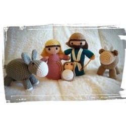 NACIMIENTO A CROCHET 18 CM.