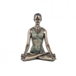 FIGURA MUJER YOGA 13.5X10X7.5 CM.
