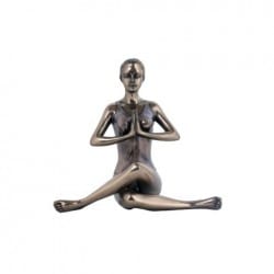 FIGURA MUJER YOGA 13X15X8 CM.