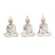 SET 3 FIGURAS BUDA FELIZ 13X9.5X5 CM.
