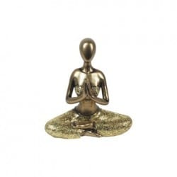 FIGURA MUJER YOGA 17X16X7 CM.