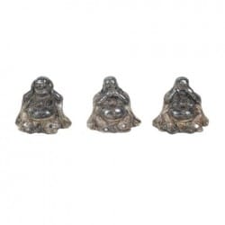 SET 3 FIGURAS BUDAS NO VE, NO HABLA, NO OYE 7X7.5X5 CM.