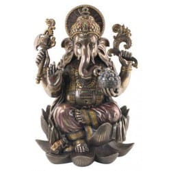 FIGURA RESINA GANESHA 54X40X38 CM.