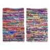 SET 2 ALFOMBRAS MULTICOLOR 2X85X55 CM.