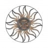 ADORNO PARED SOL METAL 45X3X45 CM.