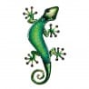 APLIQUE PARED LAGARTO VERDE METAL 61X31X2 CM.