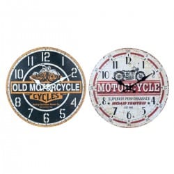 RELOJ PARED MOTO 34X4X34 CM.