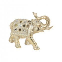 FIGURA ELEFANTE RESINA 16X6X14 CM.
