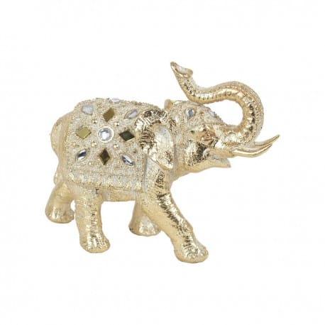 FIGURA ELEFANTE RESINA 16X6X14 CM.