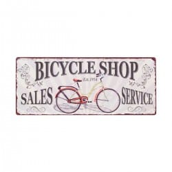 ADORNO PARED BICYCLE SHOP METAL 50X0.10X20 CM.