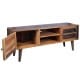 MUEBLE TELEVISIÓN MADERA RETRO 150X40X61 CM.