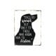 PLACA PARED PERRO 25X0.10X33 CM.