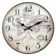 RELOJ PARED MUNDO MADERA 34X34X4 CM.