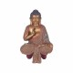 FIGURA BUDA LEVITANDO RESINA 17X10X27 CM.