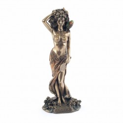 FIGURA OSHUN RESINA 9.5X7X24 CM.