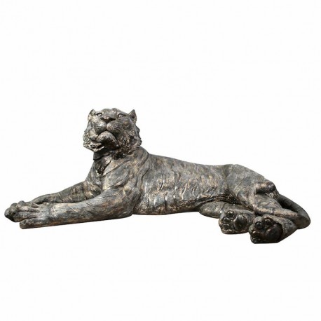 FIGURA TIGRE RESINA 108X58X43 cm.