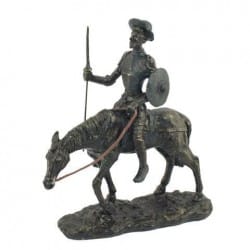 FIGURA DON QUIJOTE SOBRE CABALLO 