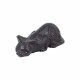 FIGURA GATO HIERRO COLADO 22.5X9.5X8 CM.