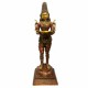 FIGURA DEEP LAXMI PLANTADA LATÓN 42X42X132 CM.