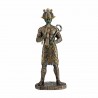 FIGURA DIOS EGIPCIO OSIRIS RESINA 10.5X7.5X27 CM.