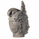 FIGURA CABEZA BUDA RESINA 15X14X24 CM.