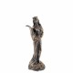 FIGURA DIOSA DE LA FORTUNA RESINA BRONCE 6.5X6X18 CM.