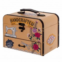 CAJA COSTURA CON SET COSTURA 25.5X18X20 CM.