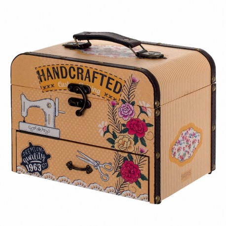 CAJA COSTURA CON SET COSTURA 25.5X18X20 CM.