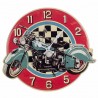 RELOJ DE PARED MOTO METAL VINTAGE 44X4X39 CM.