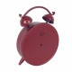 RELOJ SOBREMESA CAMPANAS LONDON ROJO HIERRO COLADO VINTAGE 23.5X8X32 CM.