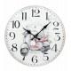 RELOJ PARED PARÍS RETRO POSTALE VINTAGE MADERA 34X4X34 CM.