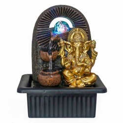 FUENTE GANESHA RESINA 21X18X26 CM.