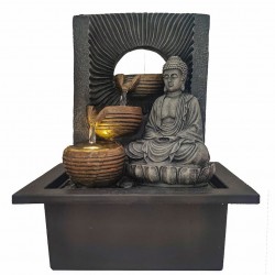 FUENTE BUDA RESINA 21X18X26 CM.