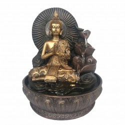 FUENTE BUDA RESINA 22X22X27 CM.