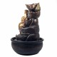 FUENTE BUDA FELIZ RESINA 26.5X26.5X38 CM.