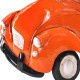 COCHE PARED NARANJA RETRO