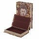 SET 2 CAJAS LIBRO BUDA ORIENTAL MADERA 17X5X26 CM.