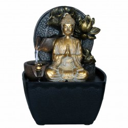 FUENTE BUDA RESINA 13X12.5X19 CM.