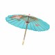 SOMBRILLA DE PAPEL JAPONESA PLEGABLE AZUL 85X85X56 CM.