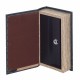 CAJA SEGURIDAD LIBRO MUNDO MADERA 13X5X21 CM.