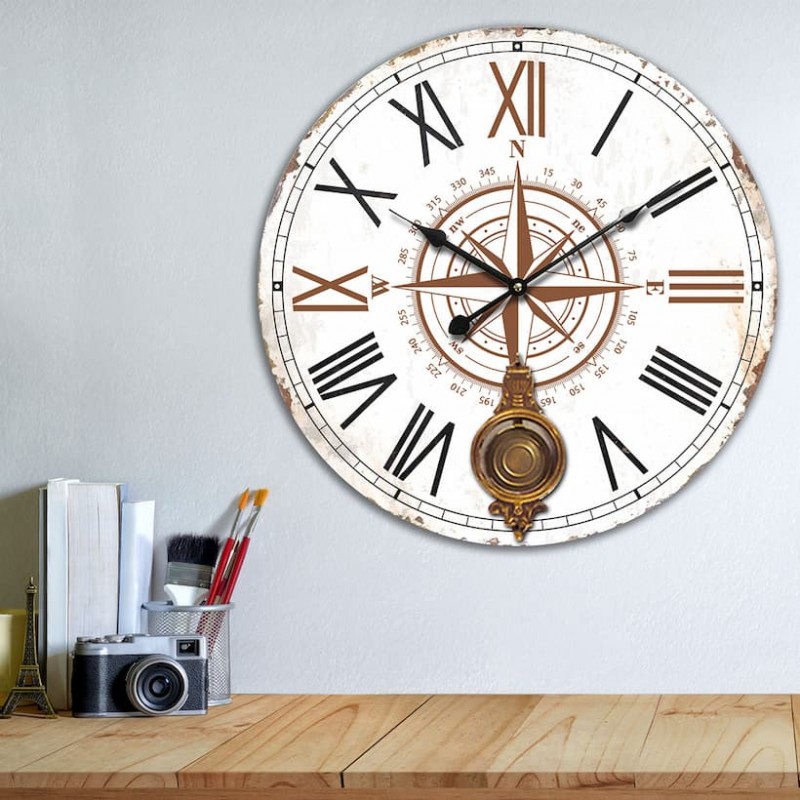 El Capitan Home - Reloj de pared Mapamundi en acrílico